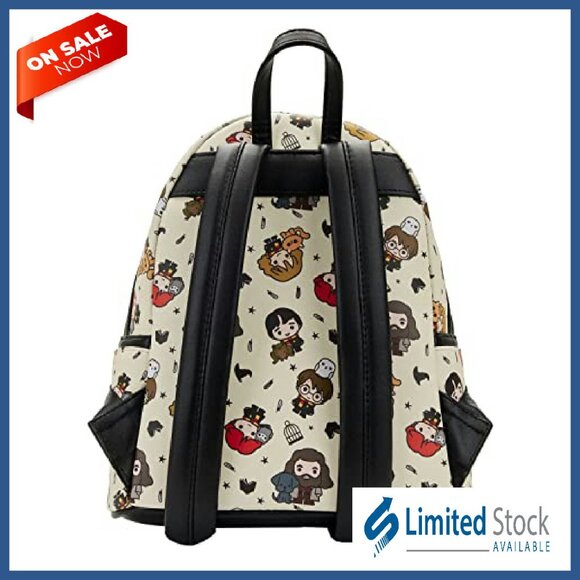 Faux Leather Shoulder Bag with Double Straps, Front Pocket, 9x10.5x4.5 - Picture 4 of 5